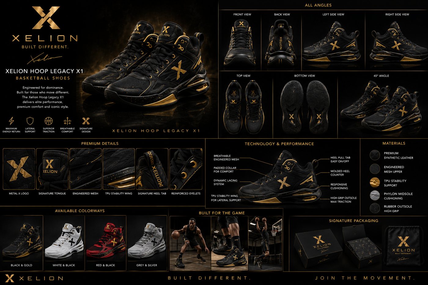 Footwear Atelier — XELION concept collection