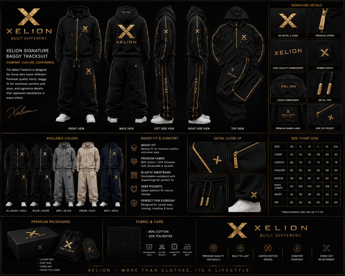 XELION signature tracksuit concept